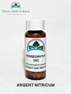 Argent Nitricum 30C Homeopathic Pillules/Tablets