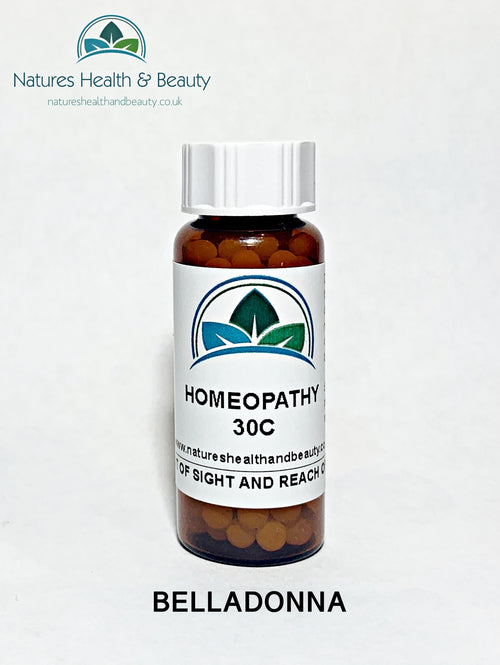 Belladonna 30C Homeopathic Pillules/Tablets