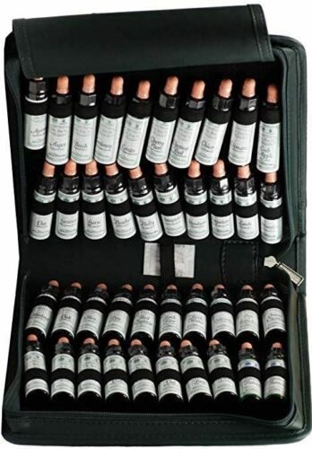 Bach Flower Remedy Kit (Complete set of 38 Remedies) in Canvas Wallet