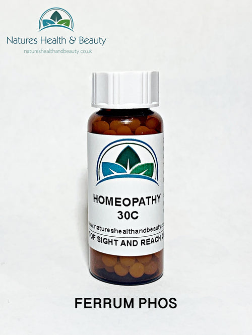 Ferrum Phos 30C Homeopathic Pillules/Tablets