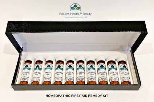 Homeopathic First Aid Remedy Kit - Contains Top 10 Remedies