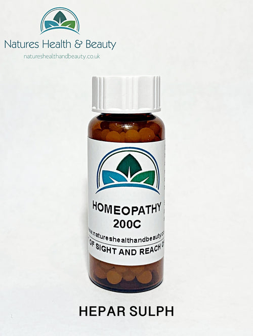 Hepar Sulph 200C Homeopathic Pillules/Tablets