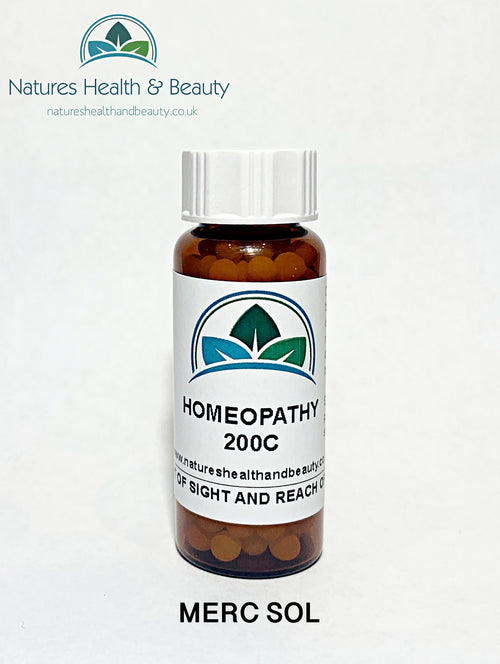 Merc Sol 200C Homeopathic Pillules/Tablets