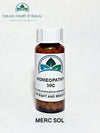 Merc Sol 30C Homeopathic Pillules/Tablets