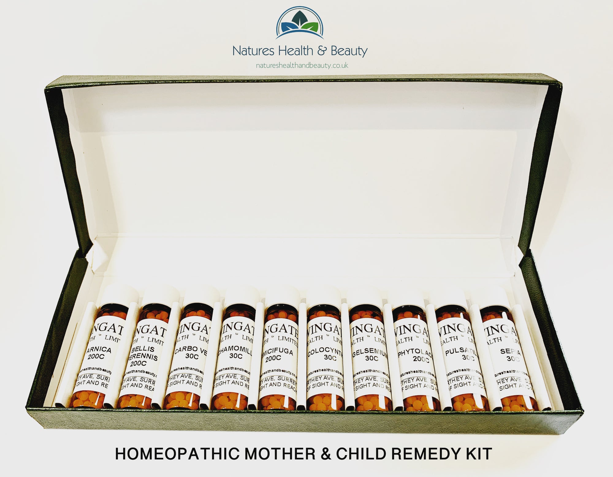 Homeopathic Mother and Child Remedy Kit - Contains Top 10 Remedies