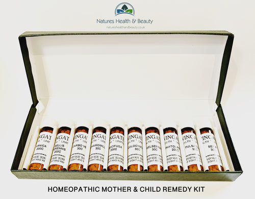 Homeopathic Mother and Child Remedy Kit - Contains Top 10 Remedies